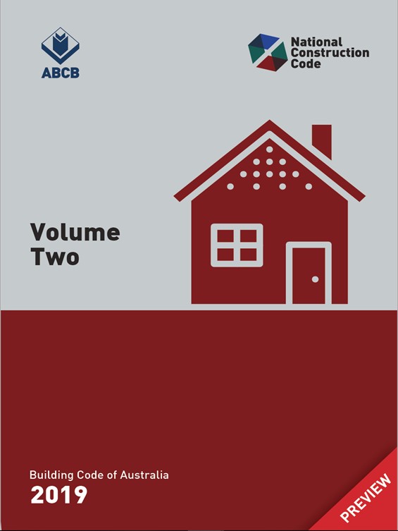 National Construction Code 2019 Volume Two Cover Page