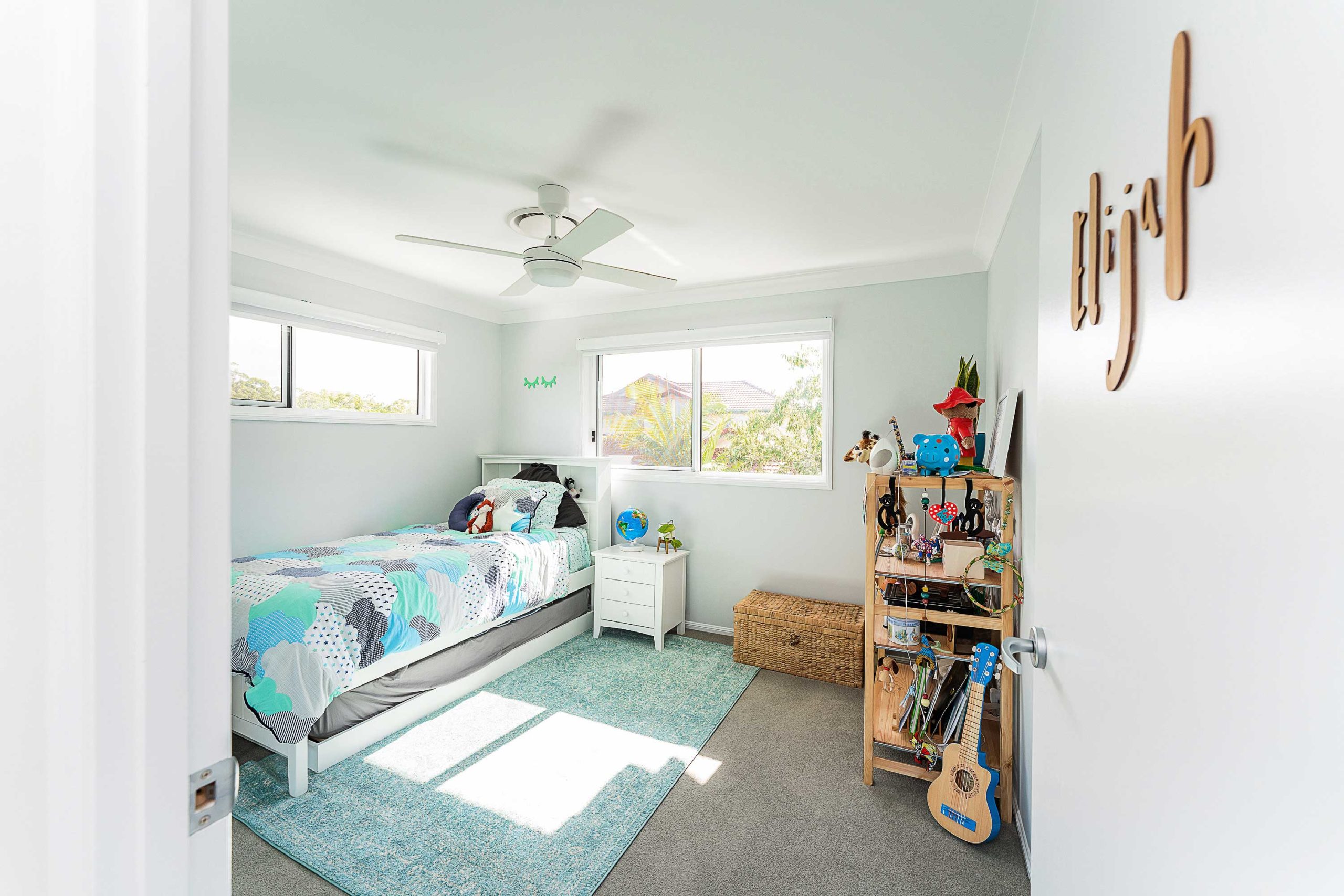 Kids bedroom for a second storey extension Belmont Brisbane