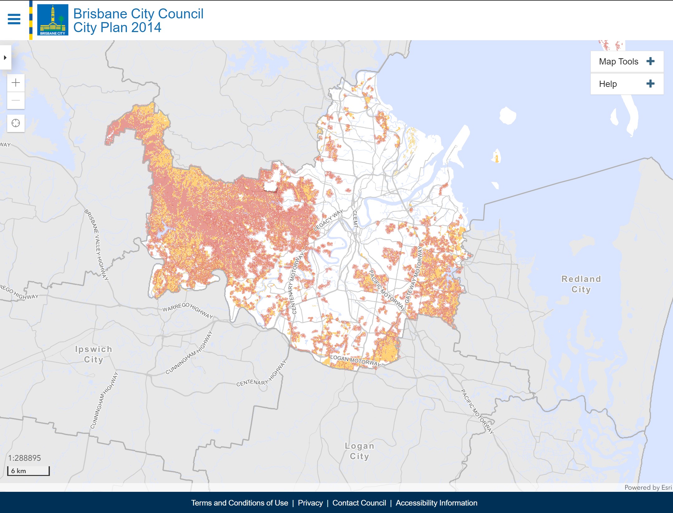 Bushfire Mapping Brisbane City Council